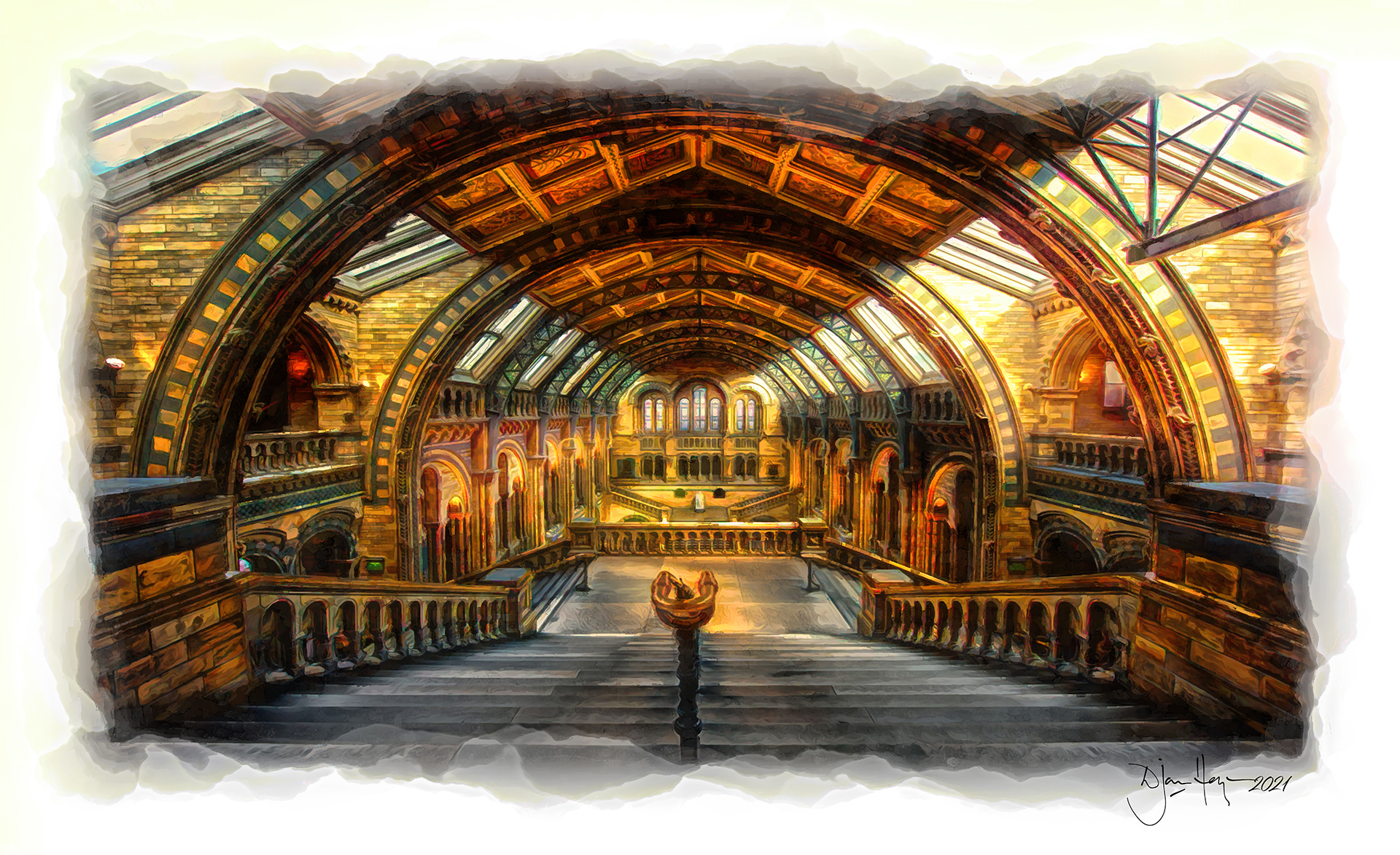 architecture inside-the-natural-history-museum architectural-detail