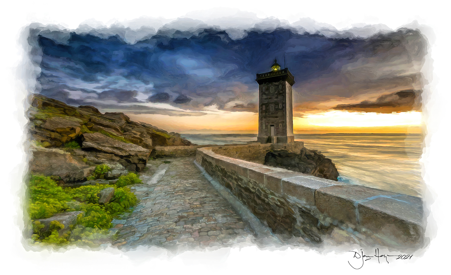 architecture kermovan lighthouse