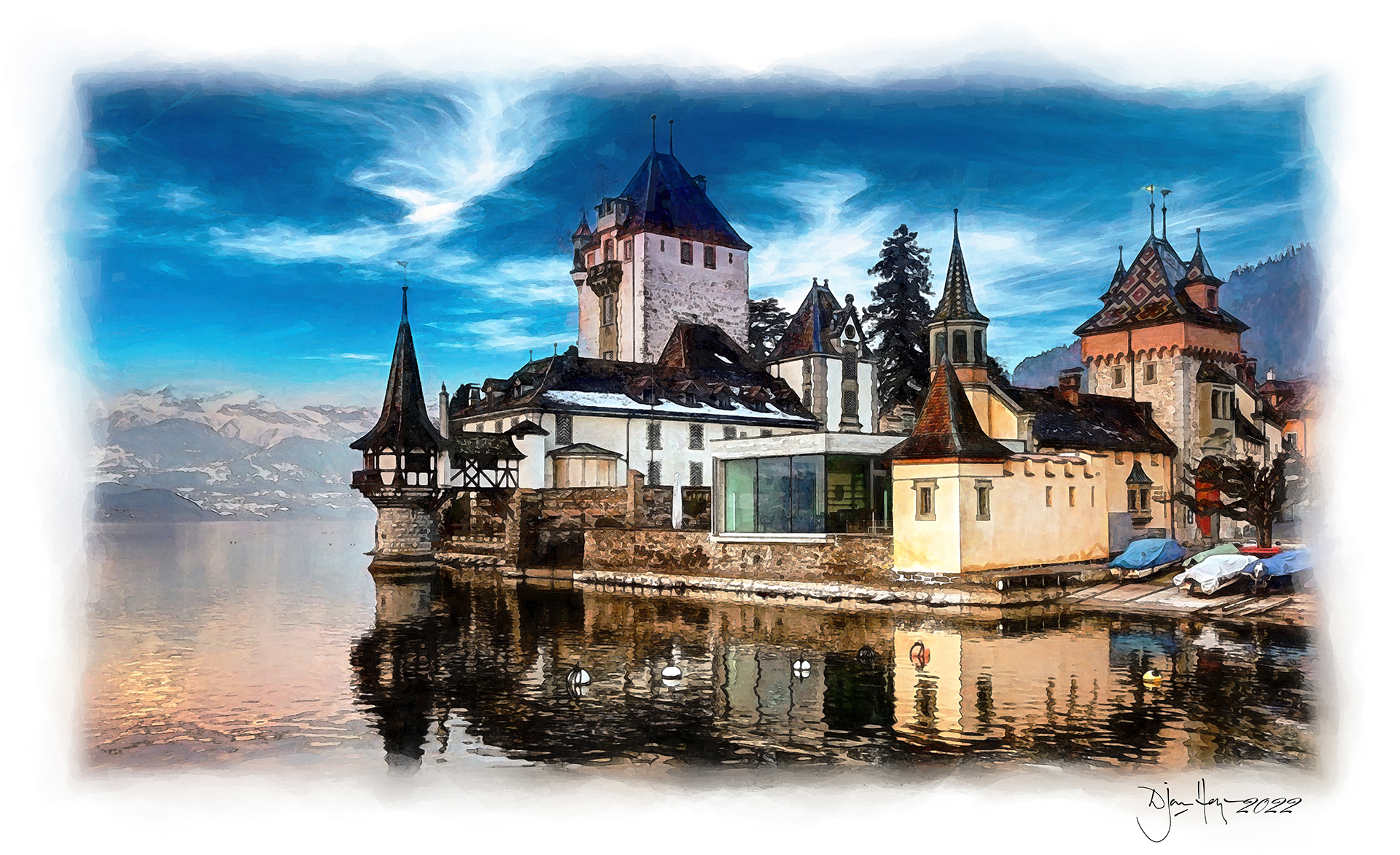 architecture oberhofen-castle castle