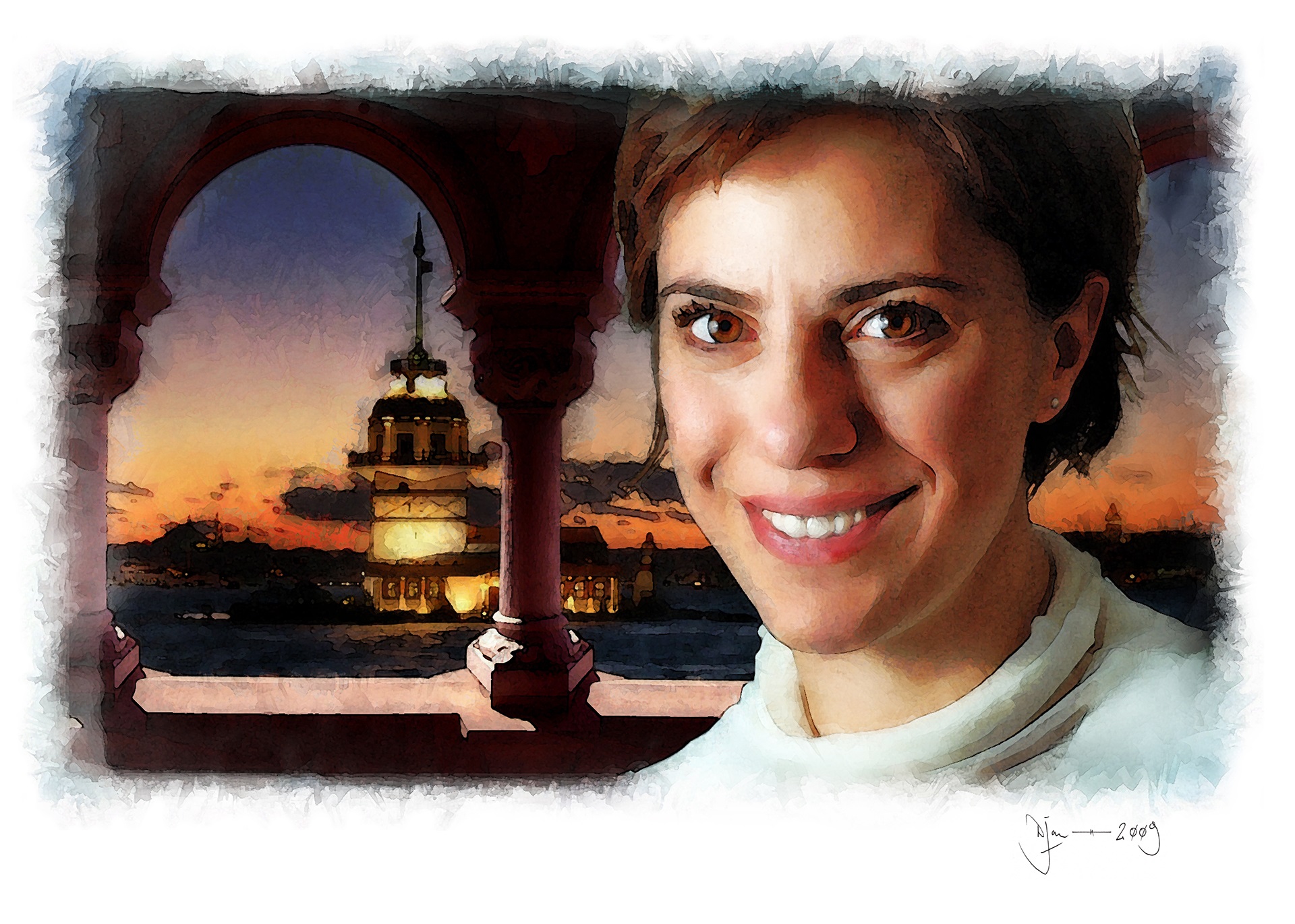 commissions-portraits sema-sanin-hampton portrait