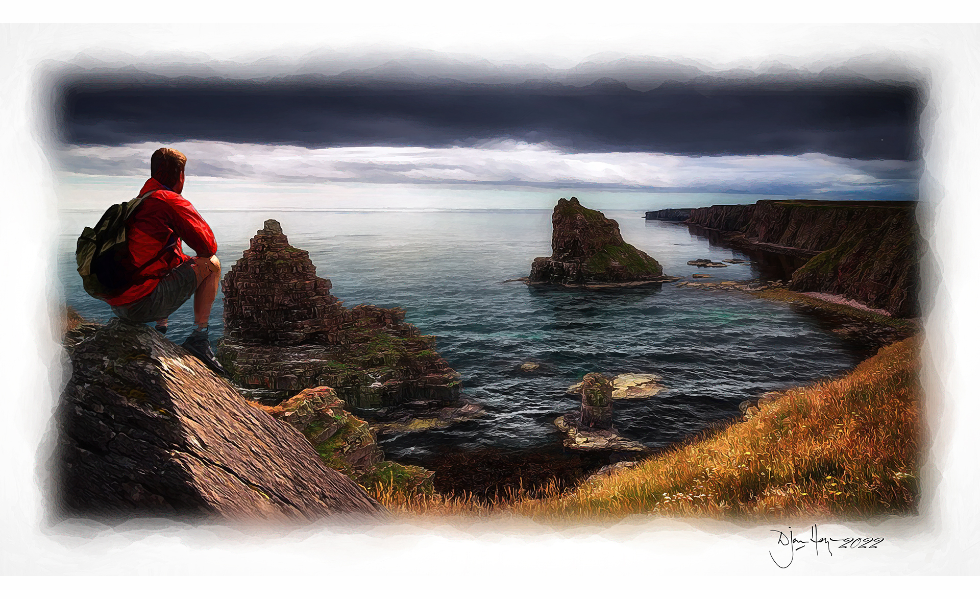 landmarks considering-the-sea-stacks-at-john-ogroats natural-formation
