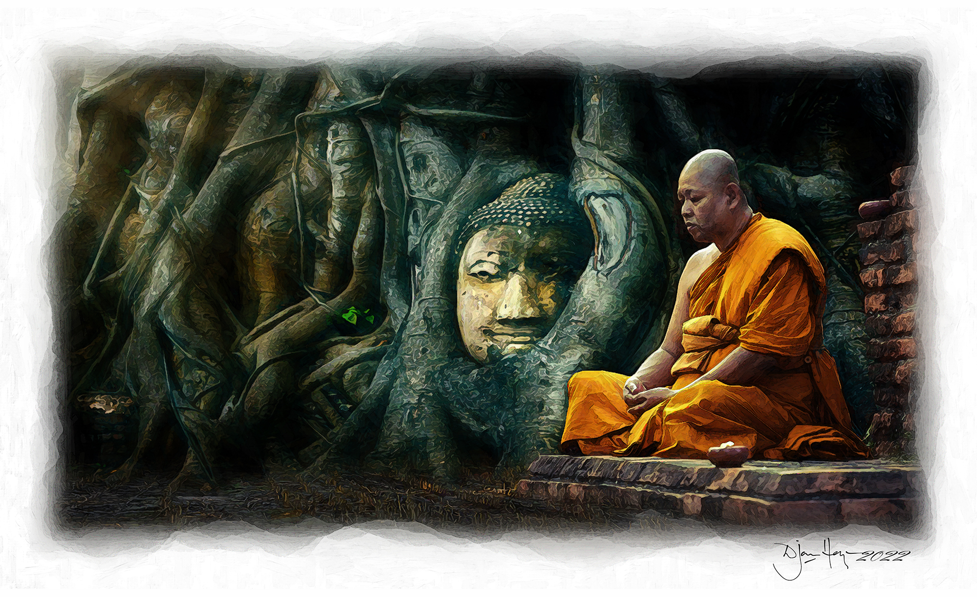 landmarks in-the-grotto-of-the-tree-buddha ancient-sites