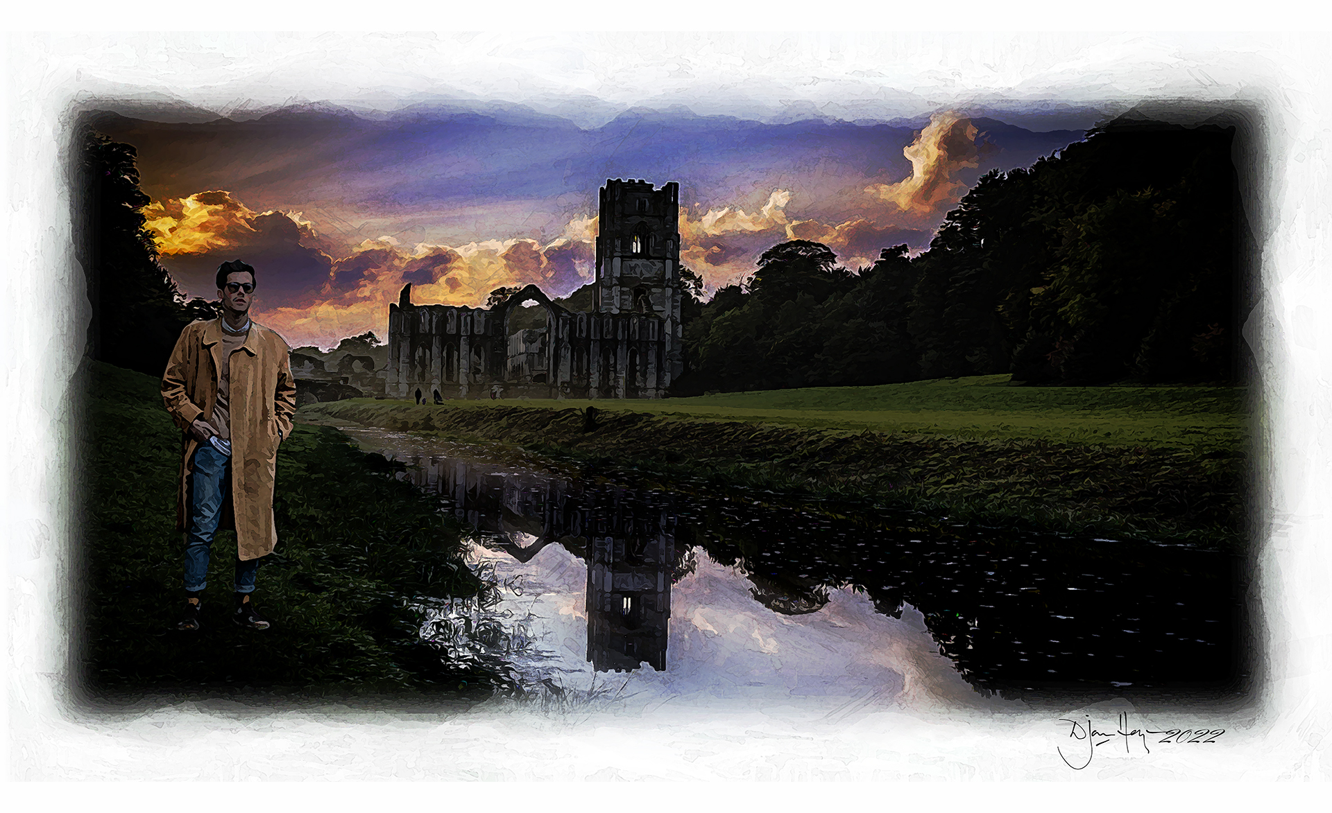 landmarks moment-of-reflection-at-fountains-abbey religious-building