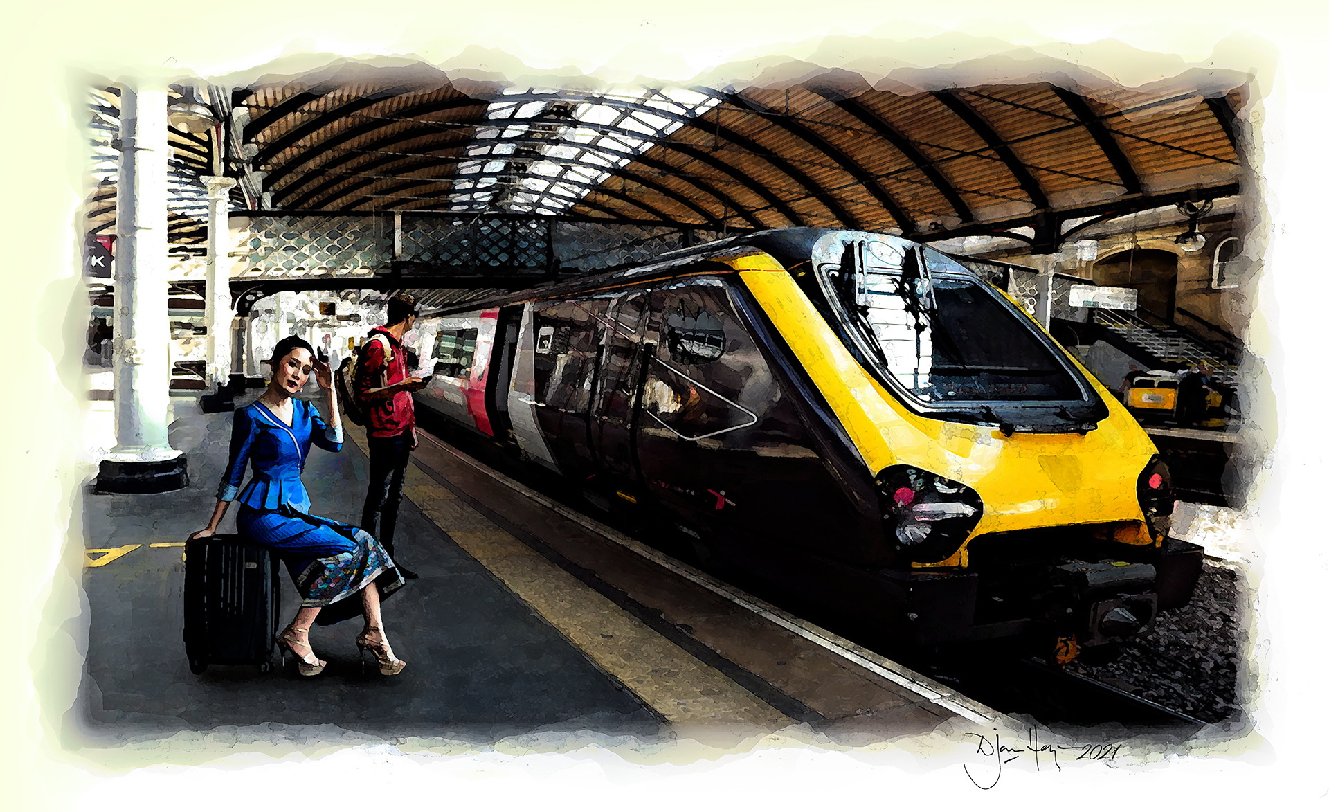 landmarks waiting-for-the-next-train railway-station