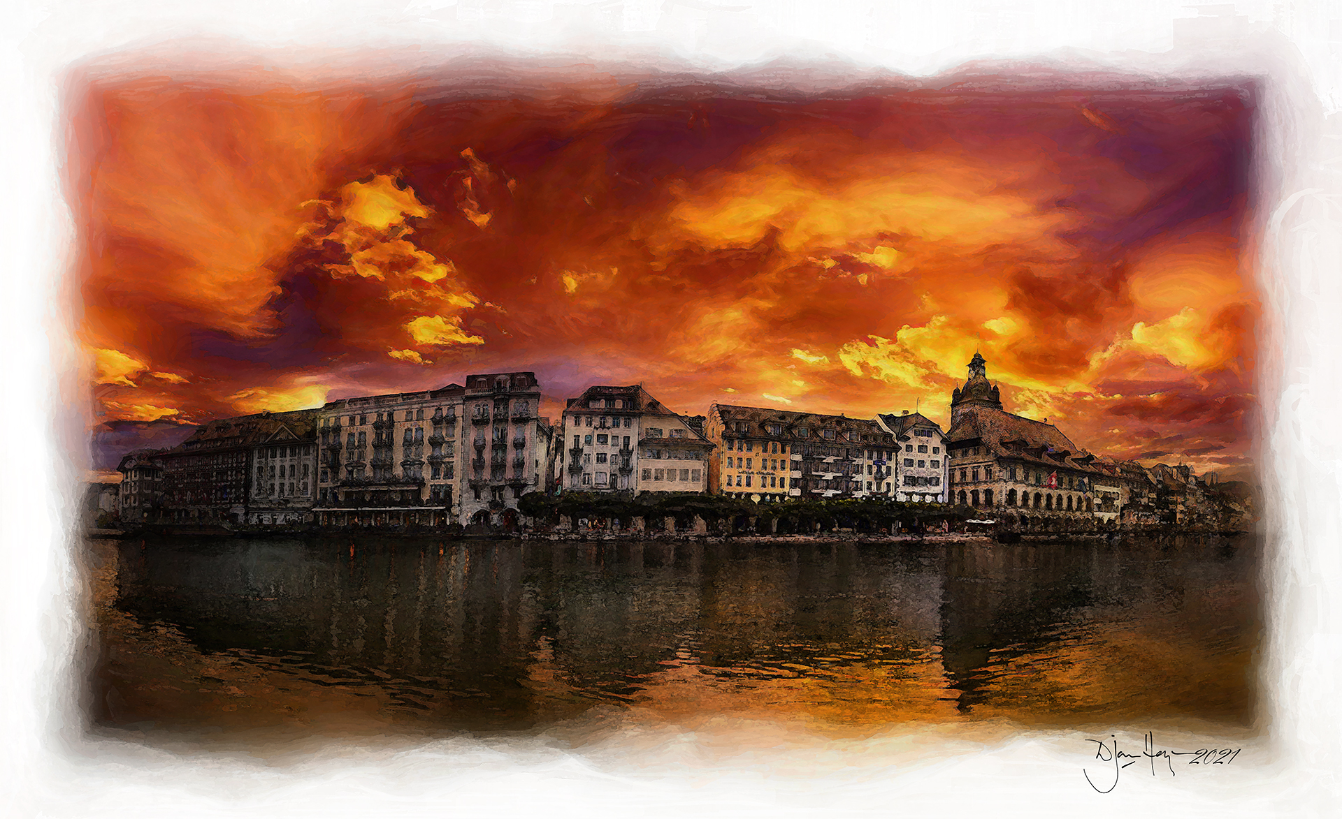 landscapes fire-in-the-sky resort