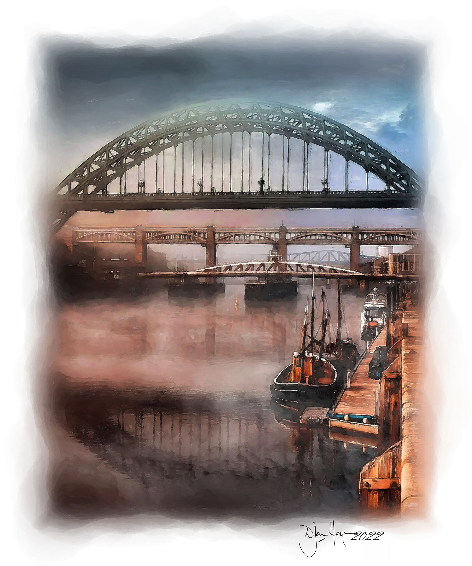 landscapes fog-on-the-tyne riverside