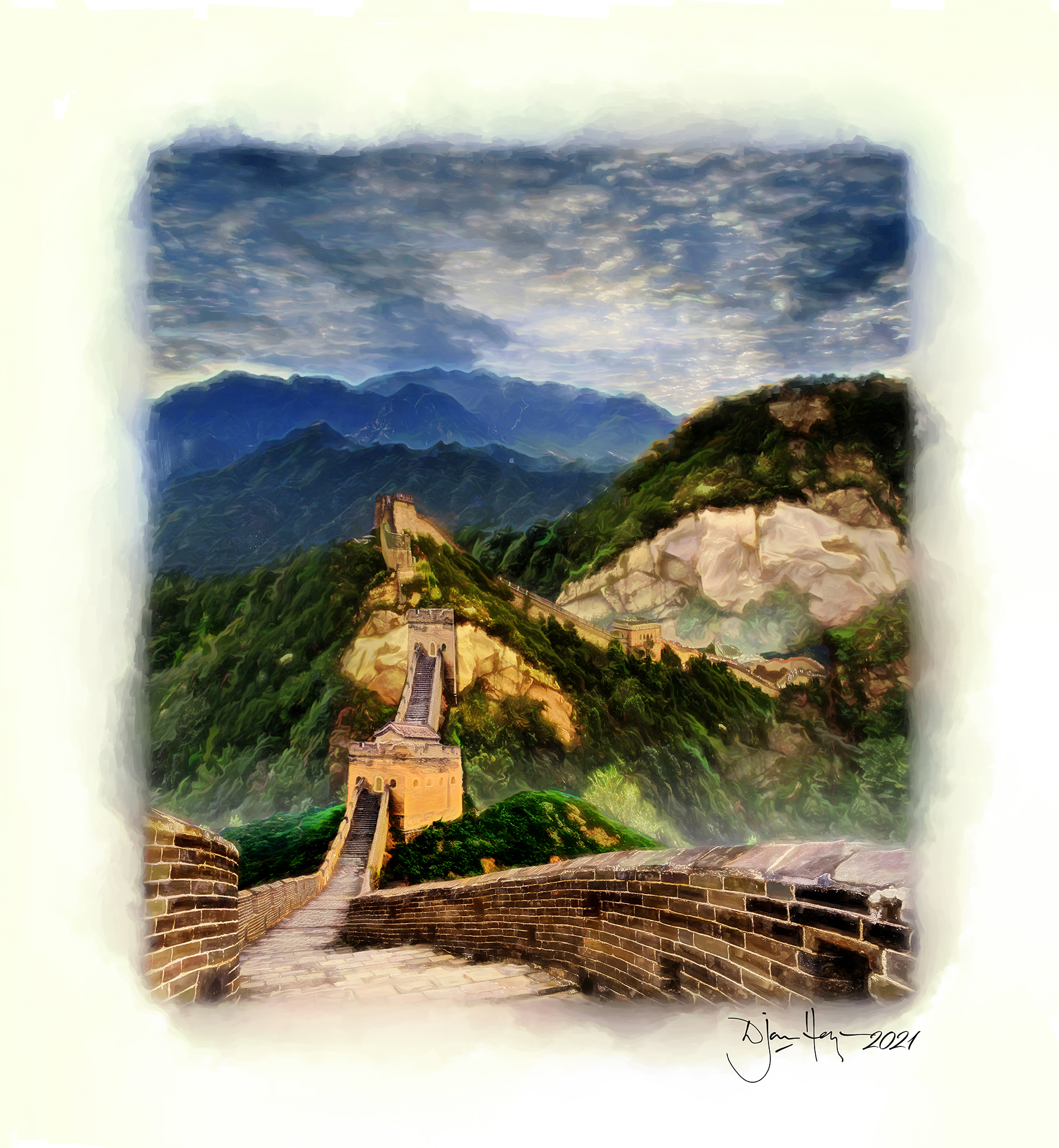 landscapes great-wall landscape