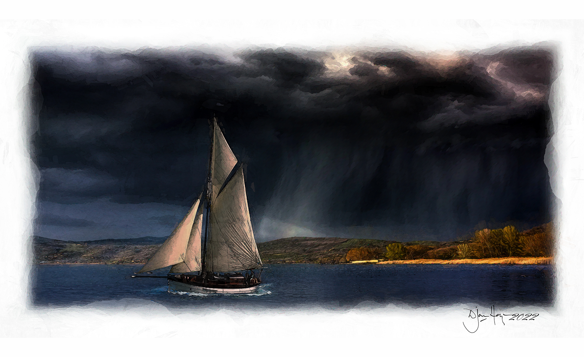 landscapes here-comes-the-rain-again sailing-craft