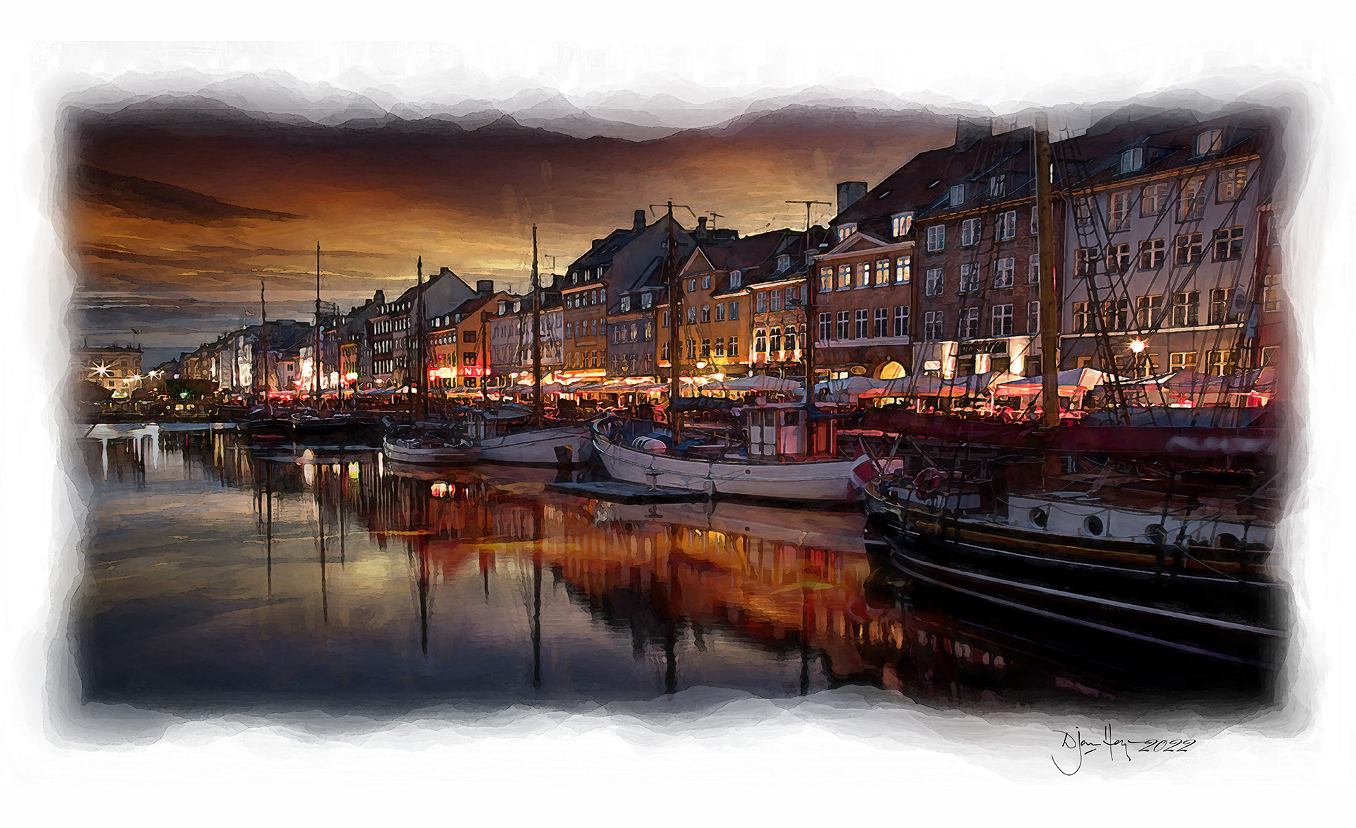 landscapes nyhavn city-view