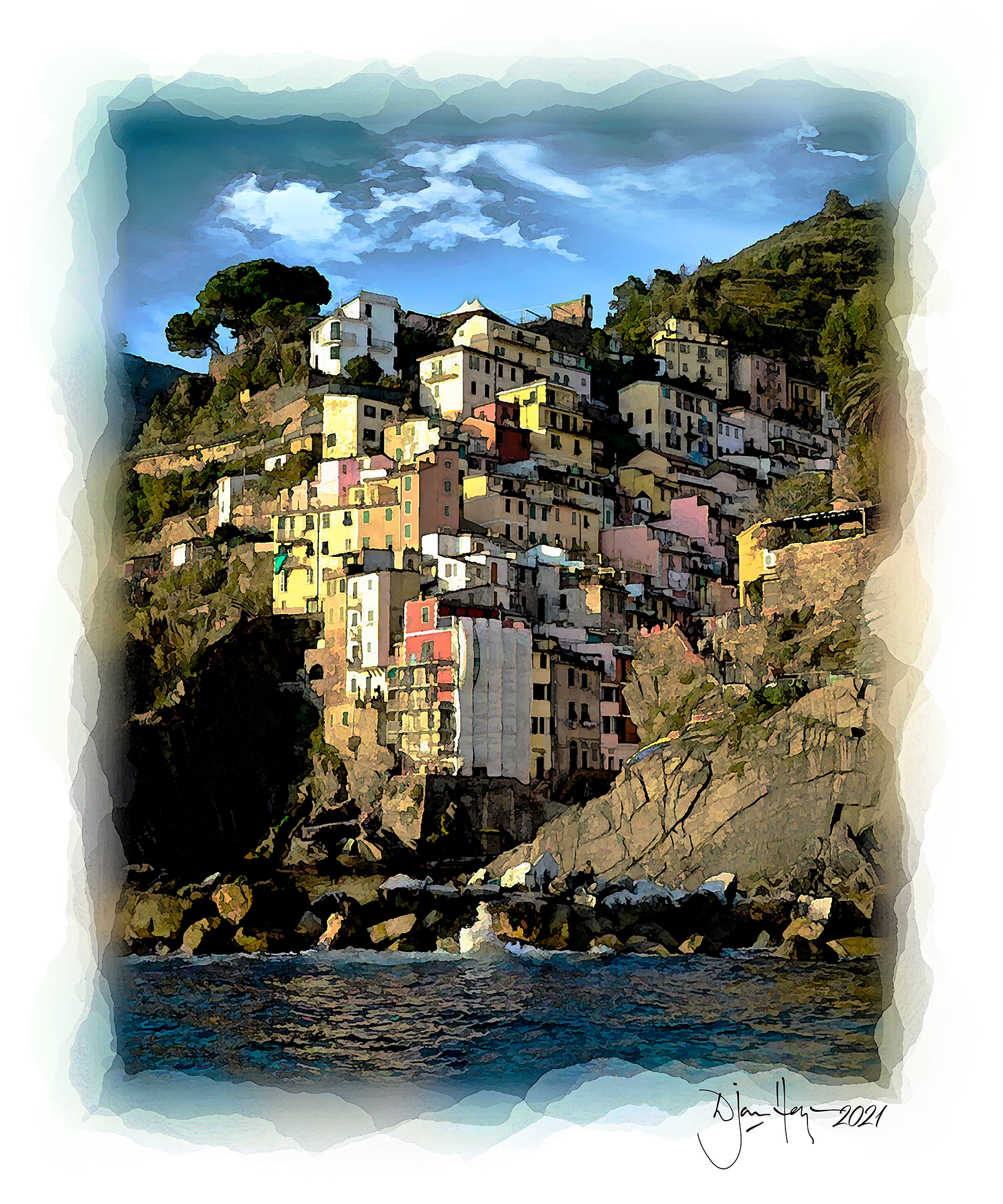 landscapes portovenere cityscape