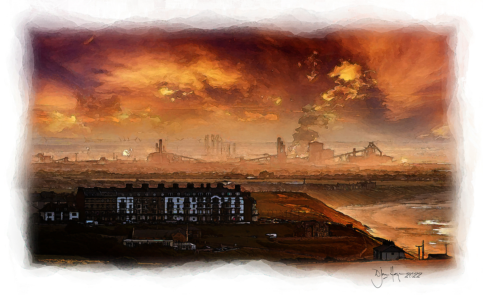 landscapes saltburn industrial