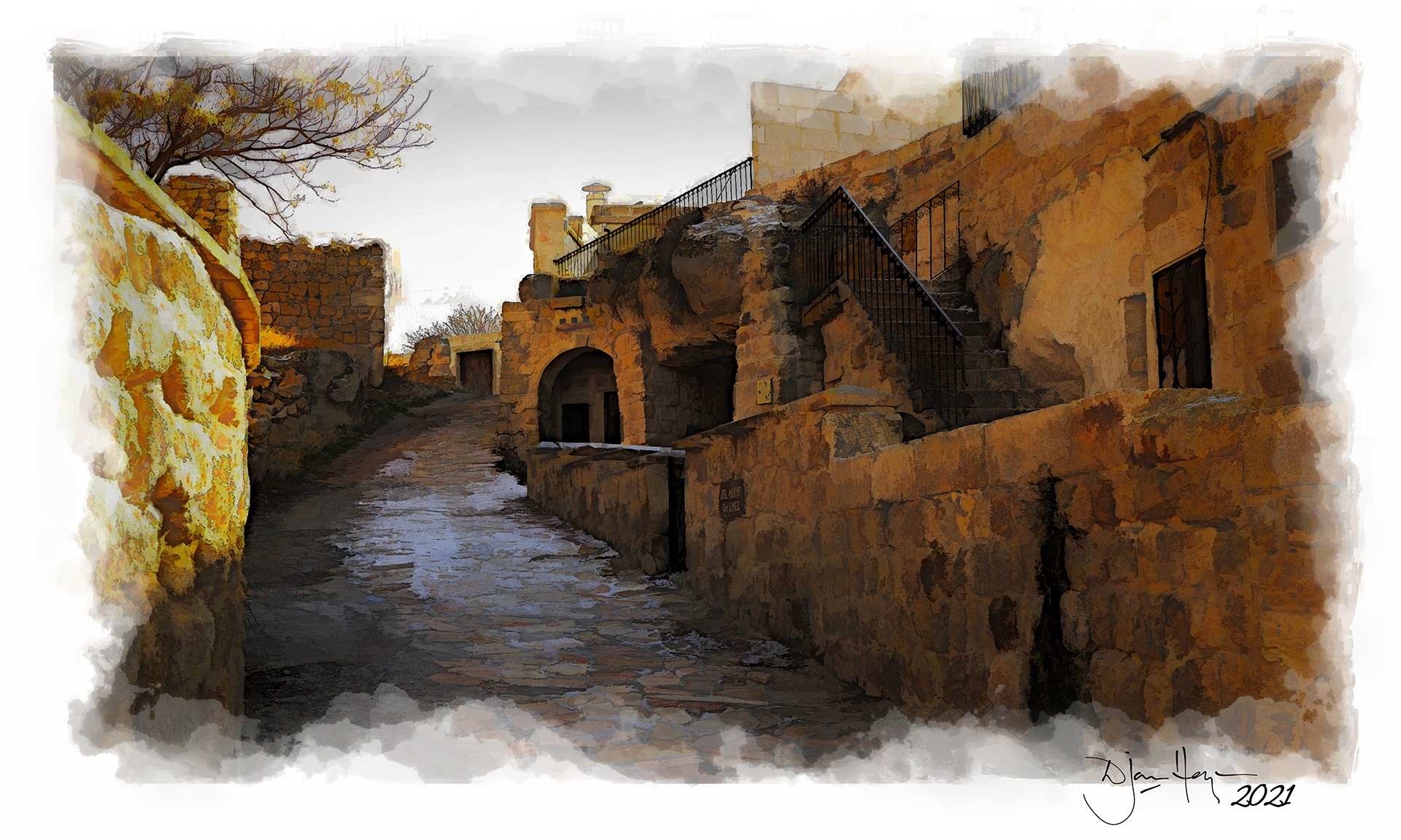 landscapes small-street city-view
