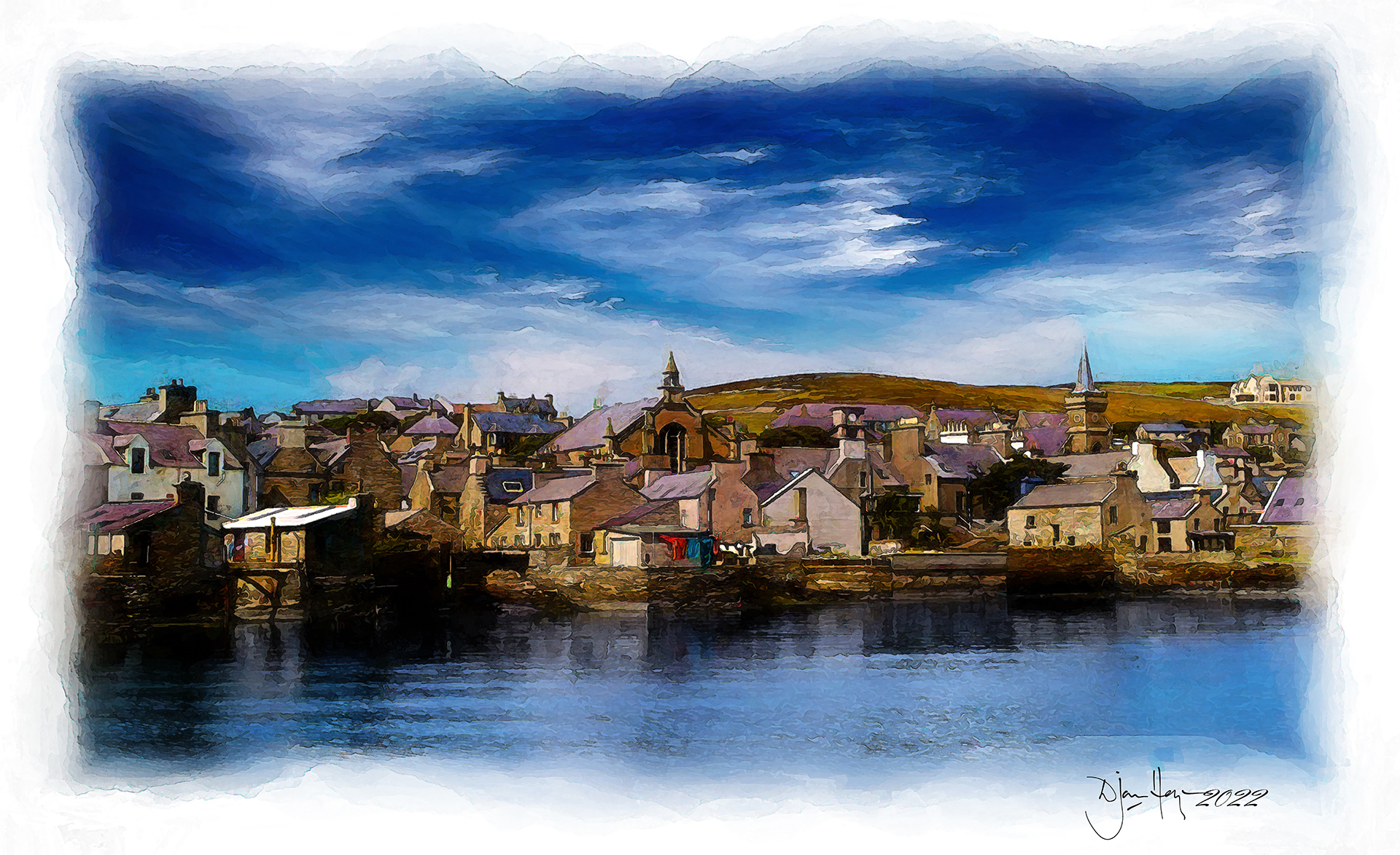 landscapes stromness-marina coastal