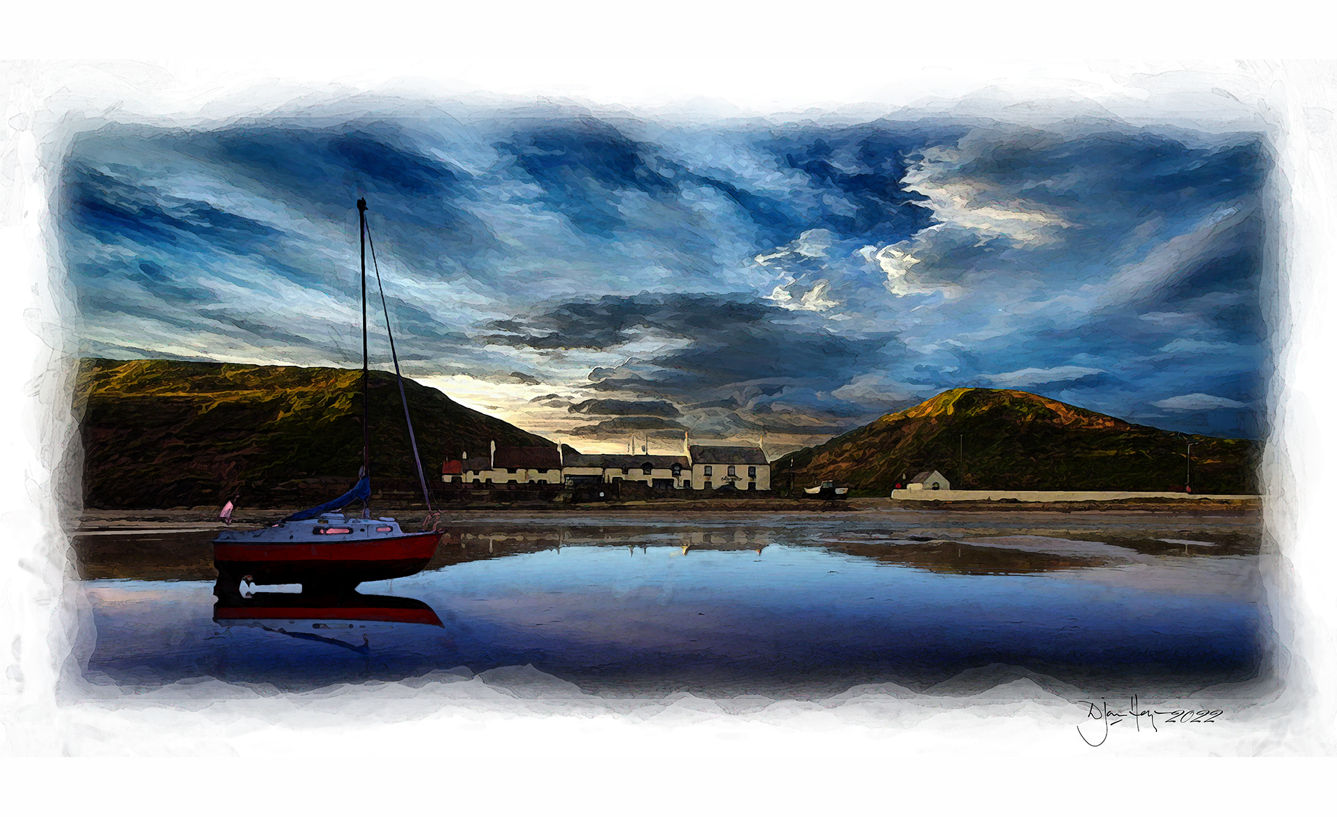 landscapes the-ship sailing-craft