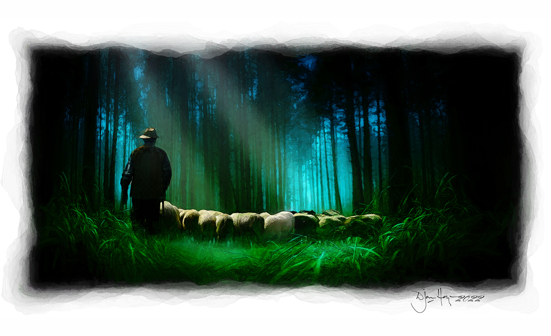 landscapes the-woodland-shepherd woodlands