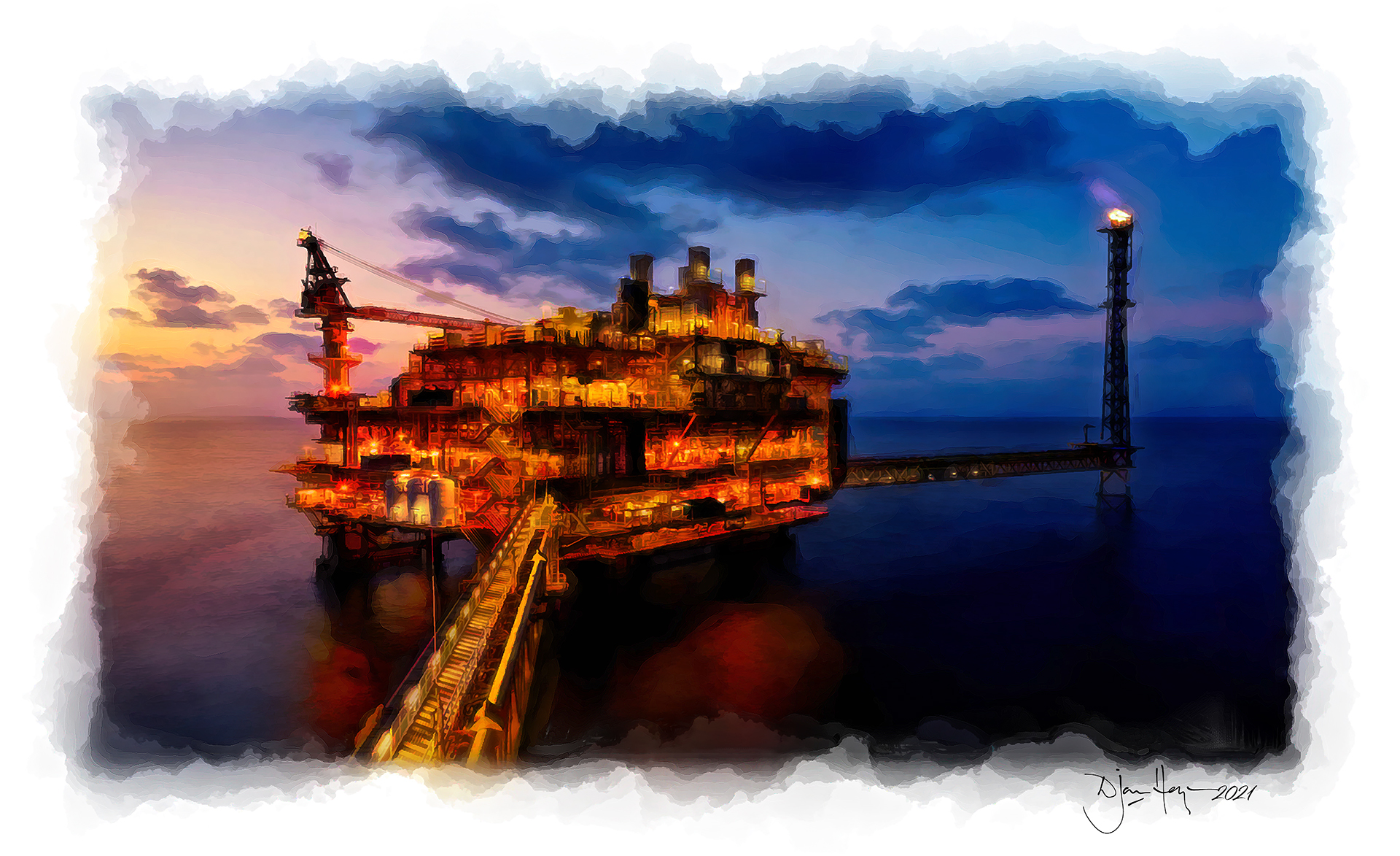 seascapes rig oil-rig